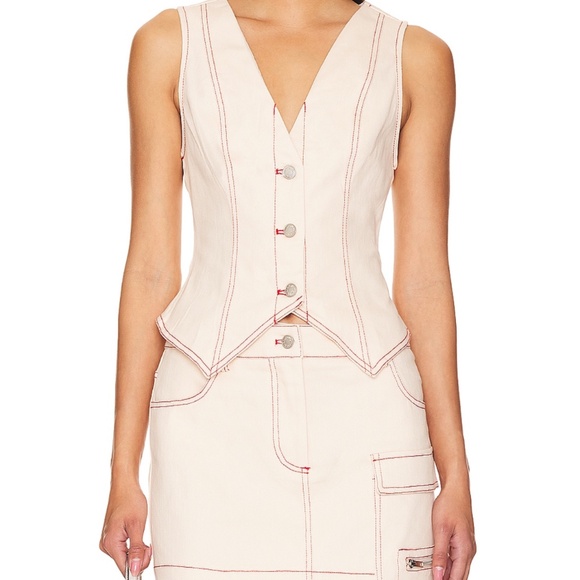 Revolve Tyler Vest and skirt - Picture 1 of 4